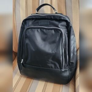 Versace Collection Nylon and Leather Backpack